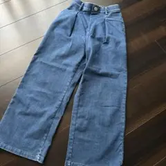 ピンクラテ　ワイドパンツ　140