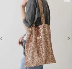 uhr スパンコール　トートバッグ　ピンク