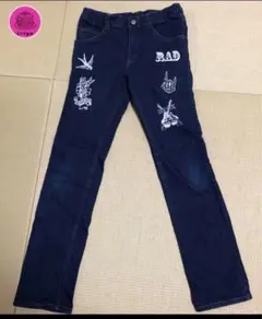 おしゃれ　150 デニム　パンツ