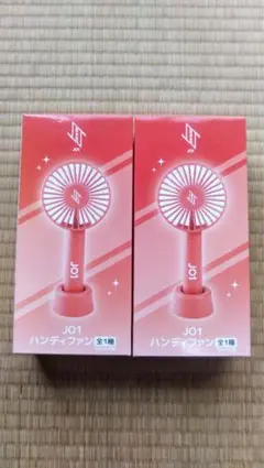 J01 ハンディファン2個セット + A4アクリルボード - メルカリ