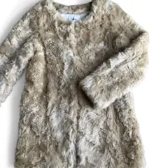 未使用タグ付き フェイクファーコート　ベージュ MURUA サイズ2（M）