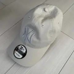 NEW ERA 9TWENTY ヤンキース キャップ ベージュホワイト