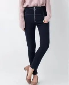 イング INGNI インディゴ ハイウエスト スキニー デニム パンツ