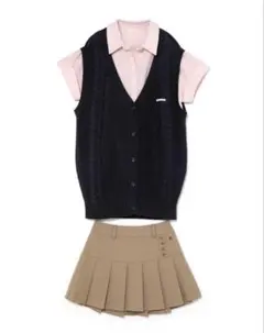 Mimi shirt layered set up AM1841 - メルカリ