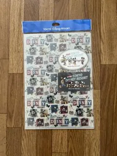 東京ディズニーリゾート A4クリアファイル ステッカー