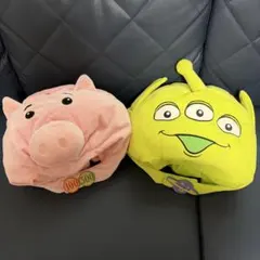 ディズニー　ファンキャップ　リトルグリーメン&ハム
