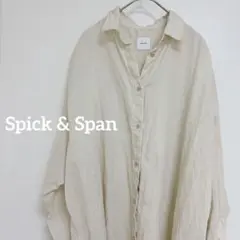 じゅんさま専用⭐︎Spick & Span80リネンカシュクール ビッグシャツ