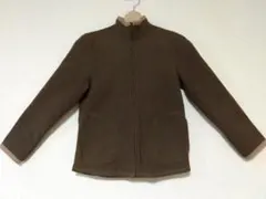 UNIQLO　ブラウン フルジップ　フリースジャケット Mサイズ