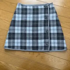 theoy petit チェック柄巻きスカート