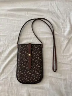 BURBERRY スマホショルダーバッグ ブラウンのサムネイル