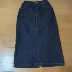 【美品】ＣＯＬＺＡデニム タイトスカート 後ろスリット Sサイズ