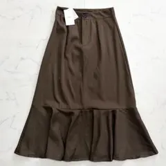 タグ付き✨CLEA クレア マーメイドスカートロング丈 FREE ブラウン