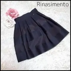 【美品】RINASCIMENTO ボンディング 異素材ミックス スカート 人気