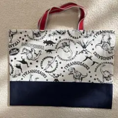 入園入学準備　小学生男子　レッスンバッグ　手提げかばん　手提げ袋　図書袋　恐竜