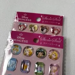 Disney プリンセス ストーンシール 2シートセット