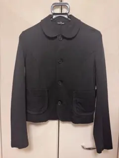 トリコ•コムデギャルソン　丸襟ジャケット　黒　オケージョン