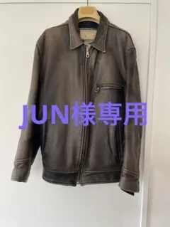 Gerald 購入UKレザー ヴィンテージシングルライダースジャケット