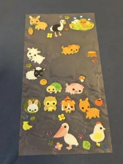 動物　シール　平成　当時もの　平成女児