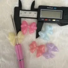まとめ売り！　ぷっくりリボンビーズ