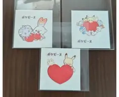 ポケピース　ポケモンパン　ポケモンデコキャラシール　全員集合 ピカチュウ