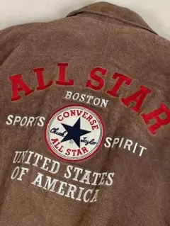 CONVERSE ALL STAR 本革スエードスタジャンヴィンテージ ブラウン