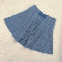 アリスアンドオリビア ミニスカート 青 M フレアスカートのサムネイル