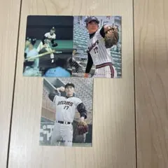 カルビープロ野球チップスカード 1974年復刻本 長嶋茂雄 3枚セット