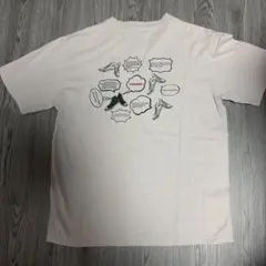 CONVERSE ベージュ Tシャツ