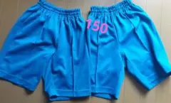 体操服 ハーフパンツ青 2枚セット150♡