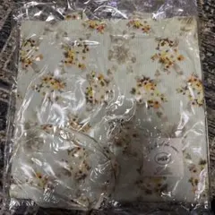 ジェラートピケ　花柄　トートバッグ　ミニポーチ