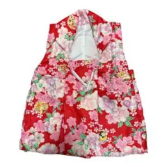 着物　被布コート女の子3歳　お正月、ひな祭り晴れ着