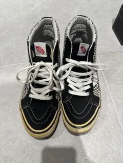 VANS SK8-HI チェッカーボード ハイカットスニーカー