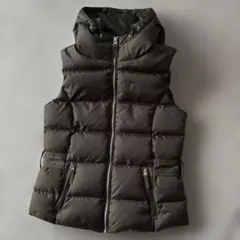 エディバウワー フード付きダウンベスト PS