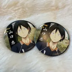 ハイキュー 山口忠 缶バッジ2個セット