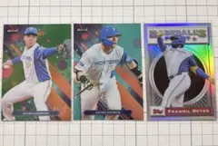 topps finest 2025 レイエス　清宮幸太郎　金村尚真