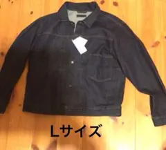 ユニクロ デニムトラッカージャケット ブルー Lサイズ