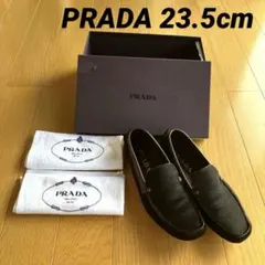 【破格】PRADA プラダ ハラコ ローファー 23.5cmのサムネイル