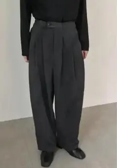 カジュアルワイドパンツ/コーデュロイ