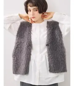 今季完売！SM2サマンサモスモス⭐トグルニットベスト