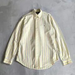 Ralph Lauren ストライプ 長袖シャツ ボタンダウン ラルフローレンMのサムネイル