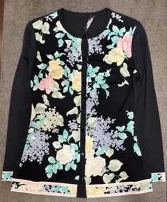 LEONARD レオナール 近年もの　カーディガン 花柄 長袖のサムネイル