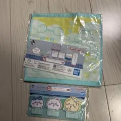 新品未使用ちいかわの湯タオル付箋ステッカー一番くじメッセージカード