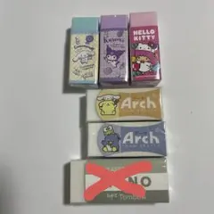 消しゴム5個セット　サンリオ