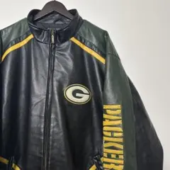 NFL PACKERS パッカーズ スタジャン 合皮 アワードジャケット XXL