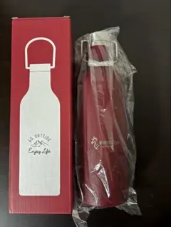 新品未使用 ウインズデー キャプテンスタッグ ハンガーボトル 480ml レッドのサムネイル