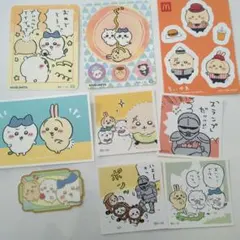 ちいかわ　ステッカー　シール　うさぎ　ハチワレ　モモンガ　ラッコ　くりまんじゅう