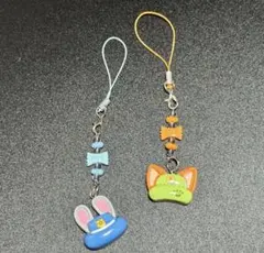 【新品未開封】ズートピア　ストラップ　2個セット　ジュディー　ニック　ミニレター