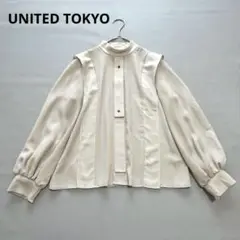 UNITED TOKYO ユナイテッドトウキョウ タックタイブラウス 日本製
