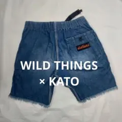 WILD THINGS × KATO イージーショートパンツ デニム フリンジのサムネイル