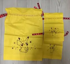 ポケモンセンター ピカチュウ Mサイズ Sサイズギフトラッピング袋